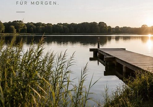 Steg am See bei Fürstenberg in der Mecklenburgischen Seenplatte